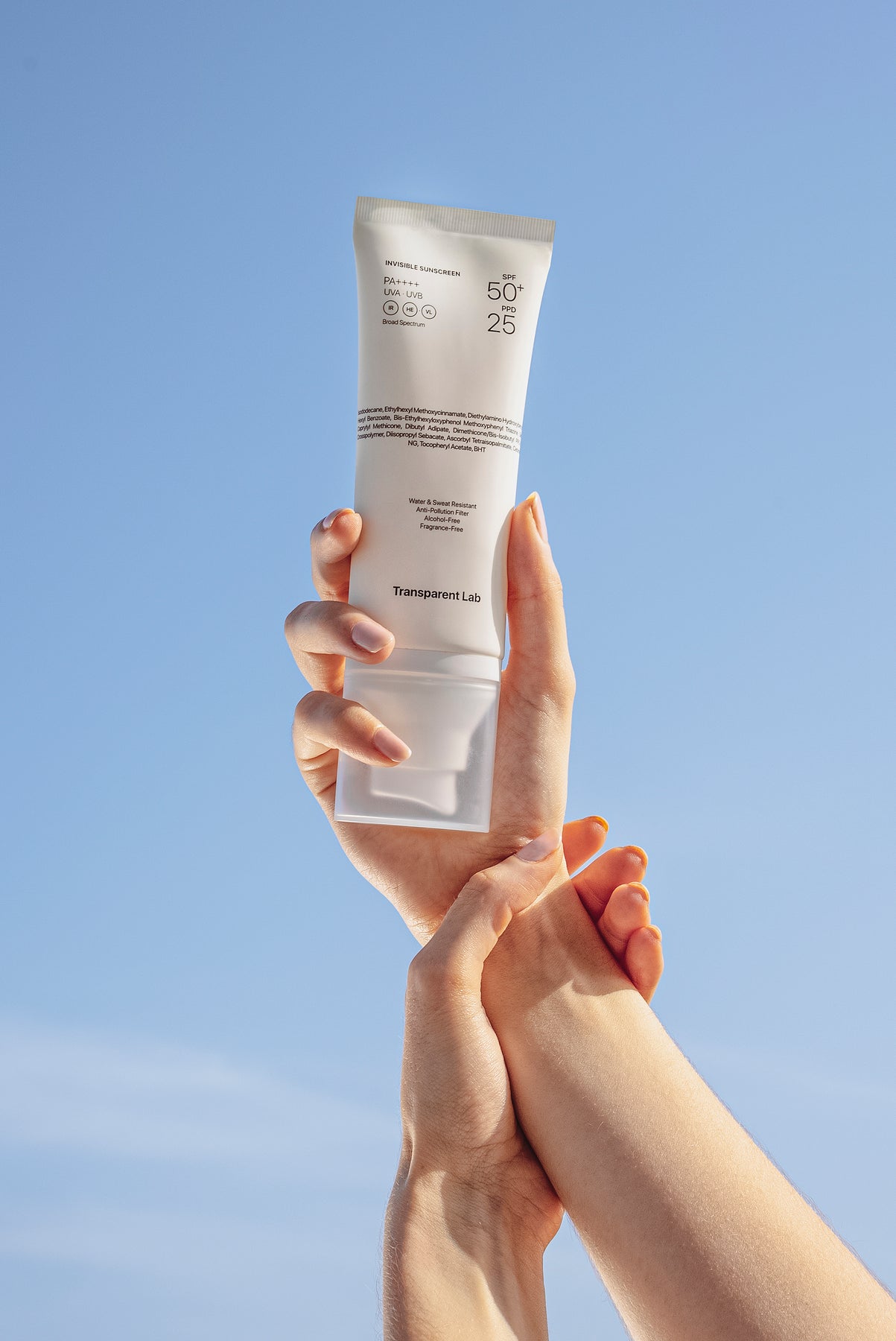 Transparent Sunblock Invisible Sunscreen SPF50+ I Transparent Lab – NICHE BEAUTY LAB