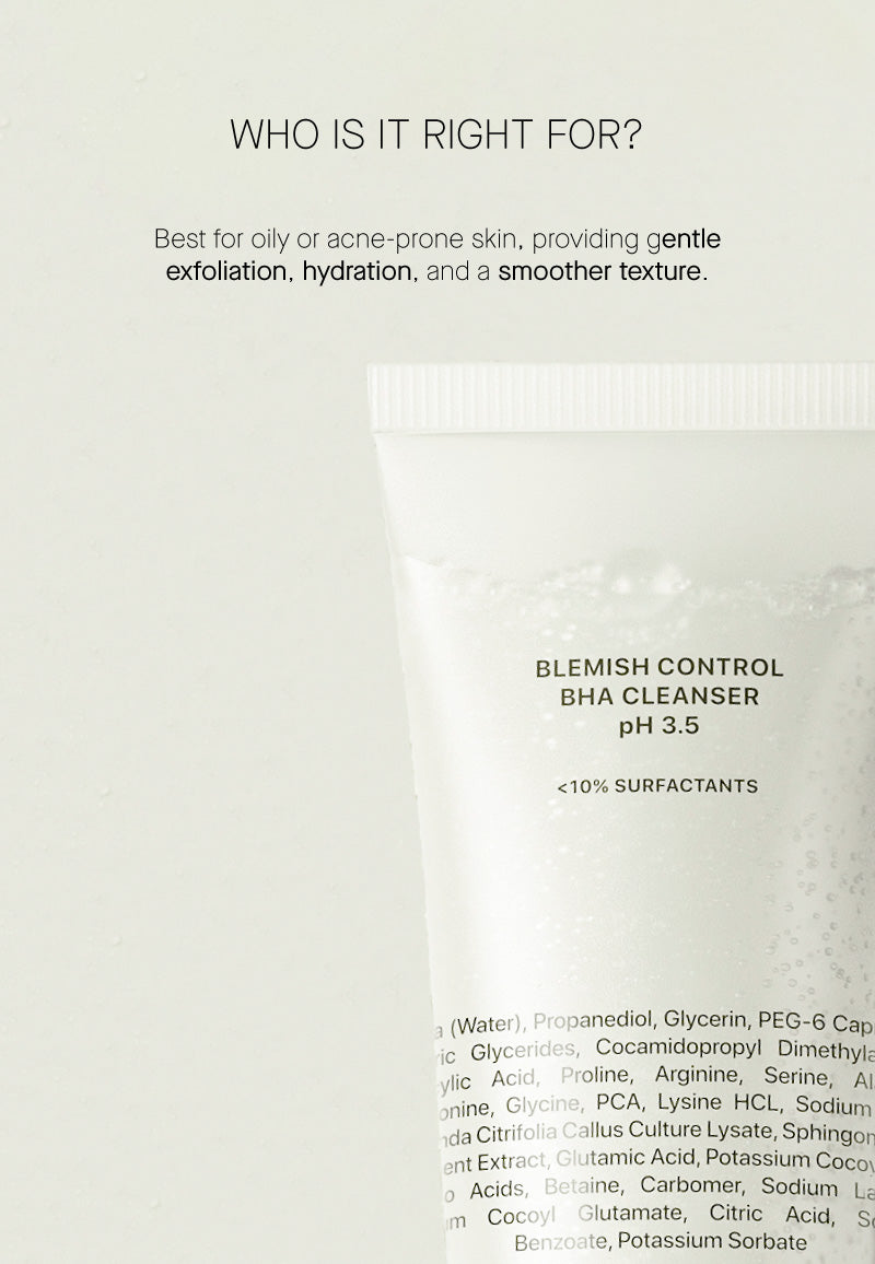 Cleanser for Aging Skin Prone to Breakouts | Blemish Control BHA ...