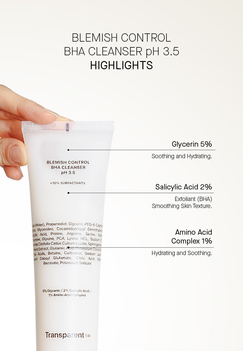 Blemish Control BHA Cleanser PH 3.5