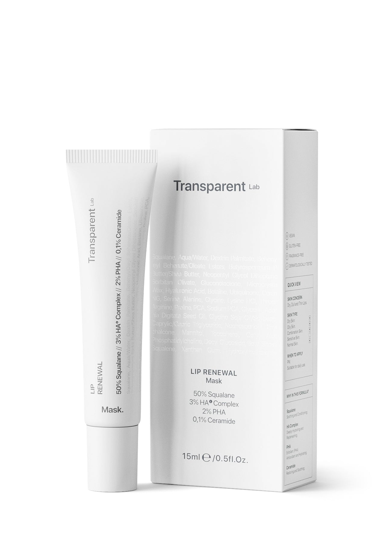 Lip Renewal Mask | Mascarilla Labial Noche Sin Aclarado | Transparent…