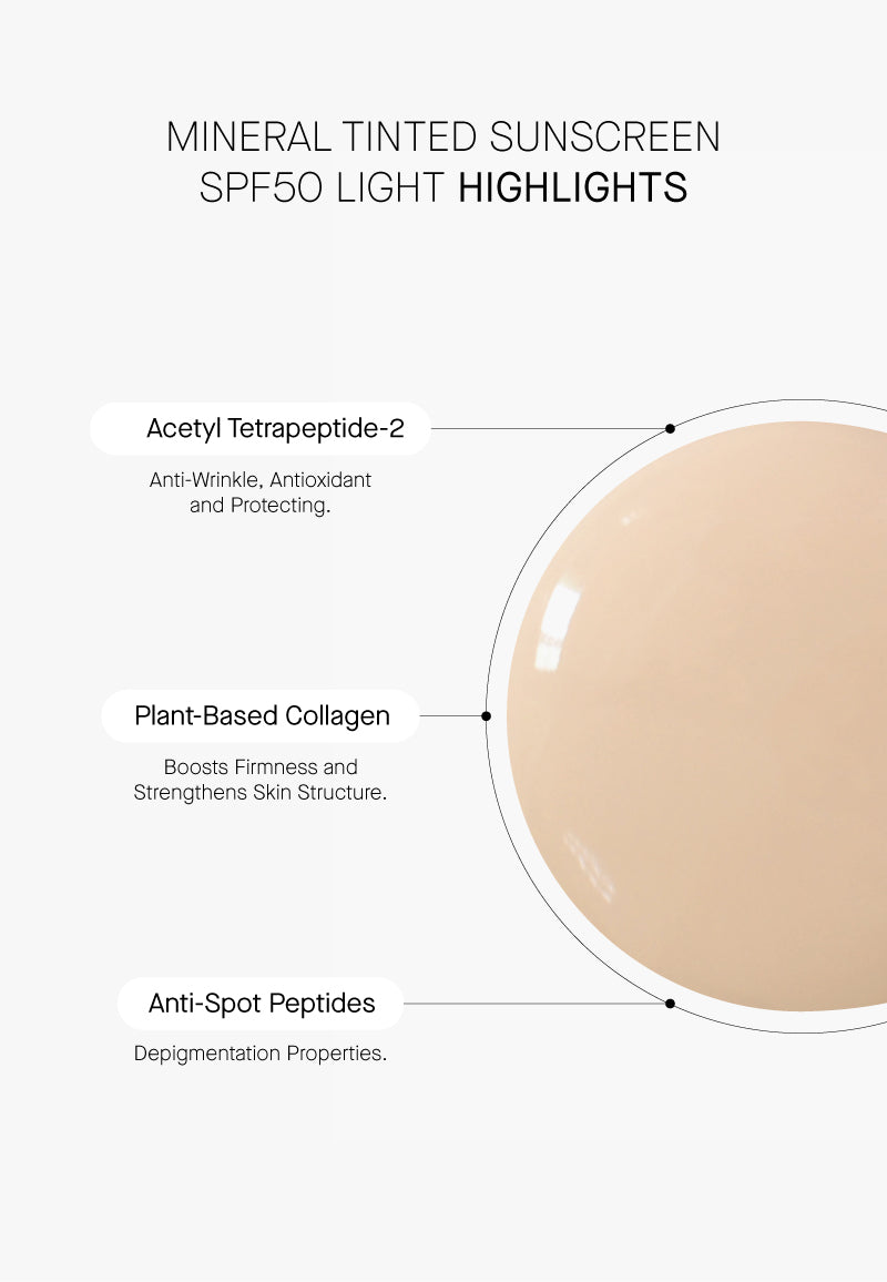 Mineral Tinted Sunscreen Light | Sun protection with physical UV filt…
