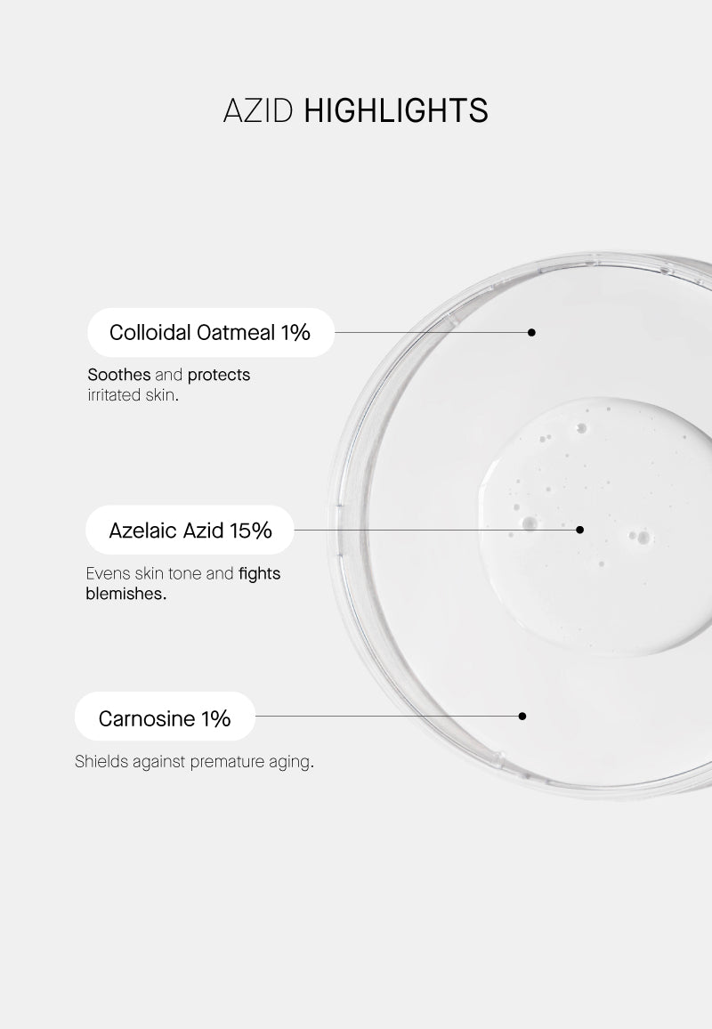 AZID | Hautberuhigendes Treatment mit Azelainsäure | Theramid