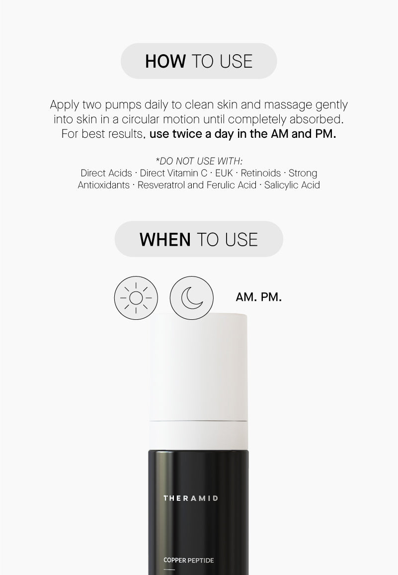 COPPER PEPTIDE | Anti-aging 3% Pure Copper Peptide Treatment