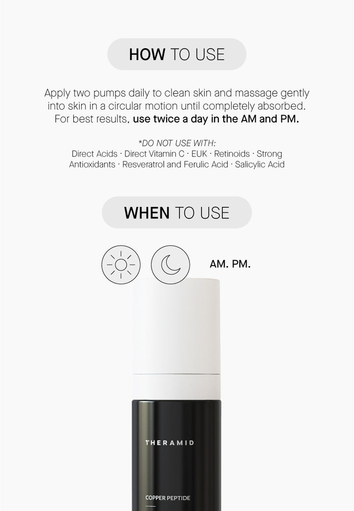 COPPER PEPTIDE | Anti-aging 3% Pure Copper Peptide Treatment | Thera